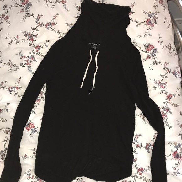 American Dream Tops - Thin Black Sweatshirt